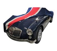 Copriauto da interno adatto per MG MGA Roadster Copertura Blue with red and