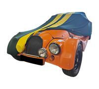 Copriauto da interno adatto per Morgan Plus 8 Copertura Green with yellow