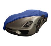 Copriauto da interno adatto per Porsche 918 Spyder Copertura Le Mans Blu GARAGE
