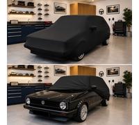 Copriauto da interno adatto per Volkswagen Golf 1 Cabrio Copertura Nero GARAGE