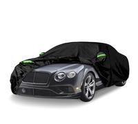 Copriauto impermeabile compatibile con Bentley Continental GT/GTC/GT S/GT Azure/GT Speed/GT Mulliner 2003-2023, 300D, per tutte le stagioni, con interno in cotone e cerniera per protezione da neve e