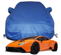 Copriauto Impermeabile for LAMBORGHINI HURACAN STO, Coperture for Esterni in Tessuto Oxford Traspirante Pioggia Sole Protezione Antipolvere Antivento,Blu