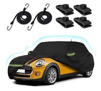 Copriauto per Mini Cooper 2002-2024 S/Hardtop/Cabrio a 2 porte, 210T impermeabile per tutte le condizioni atmosferiche, copertura completa per esterni su misura in cotone, fodera antivento con
