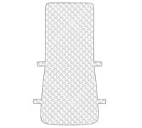 Copriauto Per Neve - Protezione Per Metà Corpo Antivento | Scudo Per Parabrezza Per Auto Durevole | Copertura Per Veicolo Resistente Alle Intemperie Per La Stagione Fredda, Parcheggio All'aperto, Gara