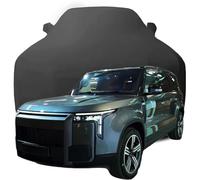 Copriauto Personalizzato per PolarStone01 7 Seats SUV, Interni Protezione Antipolvere Elasticizzata in Velluto Traspirante Copriauto Completo,Black