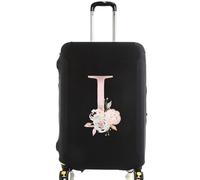Copribagagli Da Viaggio A Forma Di Lettera La lettera del fiore rosa si applica alla copertura protettiva della valigia da 18-28 pollici Protezione elastica for i bagagli Accessori da viaggio for la c