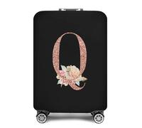 Copribagagli Da Viaggio A Forma Di Lettera Moda in oro rosa 26 lettere Custodia protettiva for valigia Trolley da viaggio Essentials Coperture antipolvere for 18-32 pollici Copri Valigia Coperchio(8ro