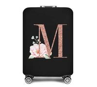 Copribagagli Da Viaggio A Forma Di Lettera Moda in oro rosa 26 lettere Custodia protettiva for valigia Trolley da viaggio Essentials Coperture antipolvere for 18-32 pollici Copri Valigia Coperchio(8ro