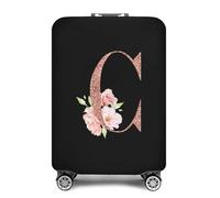 Copribagagli Da Viaggio A Forma Di Lettera Moda in oro rosa 26 lettere Custodia protettiva for valigia Trolley da viaggio Essentials Coperture antipolvere for 18-32 pollici Copri Valigia Coperchio(8ro
