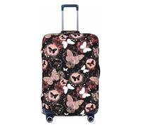 Copribagagli da viaggio - Butterflies1 Elasticità Valigie Coperture per bagagli 45-81 cm, Nero , L