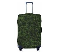 Copribagagli da viaggio con rami di albero di Natale, elastiche, per valigie, 45-81 cm, Nero , L