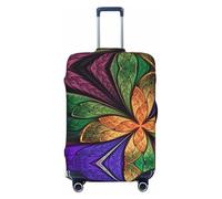 Copribagagli da viaggio multicolore Beautiful Flower1 - Elasticità per valigie, protezione per bagagli 45,7 - 81,7 cm, Nero , L