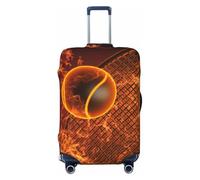 Copribagagli da viaggio per racchette da tennis in Fire - Elasticità per valigie da 45,7 - 81,7 cm, Nero , S