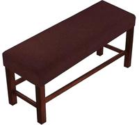 Copribanca Elastico Jacquard, Copertura Per Panche Da Pranzo E Pianoforte Antiscivolo, Morbido E Lavabile Per Soggiorno, Cucina, Camera, Hotel E Ristorante(Dark Coffee,62.99-70.87in)