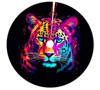 Copribase per albero di Natale, motivo leopardato e giaguaro, 122 cm, in morbida flanella di poliestere, resistente allo sbiadimento, decorazione natalizia per casa, ufficio, vacanze e feste