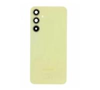 Copribatteria originale, coperchio posteriore per Samsung Galaxy A35 A356B (giallo) con strisce adesive premontate e vetro per fotocamera