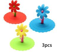 Copribicchieri Copricoperchio Silicone Termoisolante 10cm 3pz Alta Qual