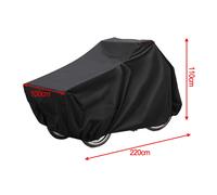 Copribici 3 Ruote Adulto 220x100x105cm 210D Oxford Impermeabile Antivento