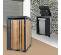 Copribidone box per spazzatura contenitore copertura pattumiera 240 L a scelta