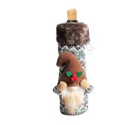 Copribottiglie di vino Gnome di Natale,Coperchi di vino di Natale, Morbida bottiglia di vino Copri bottiglia di champagne, Gnomi svedesi Tomte, decorazioni per bottiglie di vino, borsa per vino di Nat