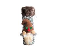 Copribottiglie di vino Gnome di Natale,Coperchi di vino di Natale - Simpatico copri bottiglia di champagne gnomo - Gnomi svedesi Tomte, decorazioni per bottiglie di vino, borsa per vino di Natale per