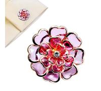 Copribottoni a fiori - Gemelli a fiori | Coprigemelli da donna | Gemelli per camicette decorative in metallo fantasia, clip con fibbia per nonna, donne