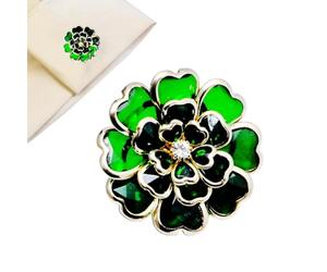Copribottoni a fiori - Gemelli a fiori | Coprigemelli da donna | Gemelli per camicette decorative in metallo fantasia, clip con fibbia per nonna, donne