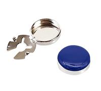 Copribottoni in ottone per camicie da uomo, gemelli eleganti per abbigliamento formale, abiti, smoking ed eventi di nozze, 2 pezzi, Medium, Ottone, Senza gemma