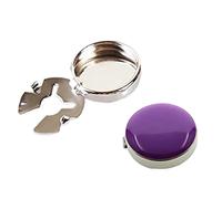 Copribottoni in ottone per camicie da uomo, gemelli eleganti per abbigliamento formale, abiti, smoking ed eventi di nozze, 2 pezzi, Medium, Ottone, Senza gemma