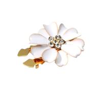 Copribottoni per camicette da donna, decorazione a forma di fiori, gemelli da donna come copertura per bottoni, per jeans, da cucito, camicette, camicie
