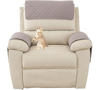 Copribraccioli Fodera Per Bracciolo del Divano, Fodera Per Poggiatesta Per Sedia Reclinabile, Fodera Per Poltrona Impermeabile con Tasche, 1/2/3 Posto Copripoltrona Relax ( Color : 31# , Size : 2-seat