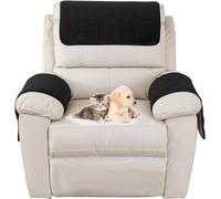 Copribraccioli Fodera Per Bracciolo del Divano, Fodera Per Poggiatesta Per Sedia Reclinabile, Fodera Per Poltrona Impermeabile con Tasche, 1/2/3 Posto Copripoltrona Relax ( Color : 42# , Size : 1-seat