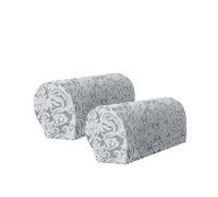 Copribraccioli per divano, Protezioni for braccioli for divano, fodere rimovibili, 2 pezzi, multicolore, for da 18 a 21 pollici(Light Gray)