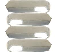 Copribraccioli sedili camper bremer tipo 1 per ducato / boxer / jumper 4 pezzi - beige