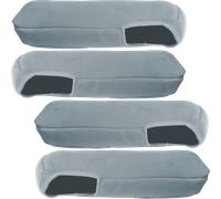 Copribraccioli sedili camper bremer tipo 1 per ducato / boxer / jumper 4 pezzi - grigio