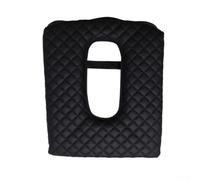 Copribracciolo Centrale in PU per Chevrolet per silverado Copribracciolo | per gmc per sierra 2019-2026, Bracciolo Auto con Elastico, Accessorio Interno Console Nero
