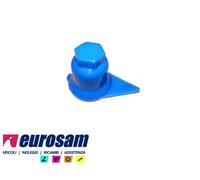 COPRIBULLONE CON INDICATORE DI SERRAGGIO DADO RUOTA D.33MM IN PLASTICA BLU 10PZ