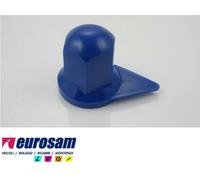COPRIBULLONE CON INDICATORE DI SERRAGGIO DADO RUOTA D.33MM IN PLASTICA BLU 10PZ
