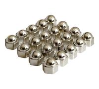 Copribulloni Adatto per (dimensione vite) 17 mm Cromo Plastica HP Autozubehör