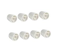 Copribulloni per base WC, coperture bianche per nascondere le viti del pavimento e rinfrescare il rivestimento del bagno, set di ricambio per copriwater