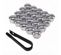 Copribulloni Ruota Auto Copridadi per Range Rover Sport P400e, Cappucci Protettivi Bulloni Dado Pneumatico Tappi Antipolvere Vite Copricerchi,A Silver-21mm