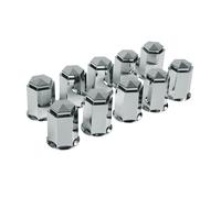 Lampa Set 10 Copribulloni In Abs - Ø 33 Mm - Cromo S_0290_98049 Auto, Moto E Nau