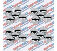 COPRIBULLONI SIMONI RACING AUTO TUNING ESTERNO CHIAVE 19 - 20 PEZZI CROMATI