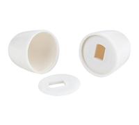 Copribulloni Wc Abs Bianco 1 Paio per Viti del Vaso Bagno