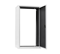 Copricaldaia Coibentato da Esterno e Interno in Lamiera Preverniciata Bianco-Grigio SP. 6/10 - Dimensioni 110x60x43cm - Con Kit di Montaggio, QR code Istruzioni e Pellicola Protettiva - con Chiave