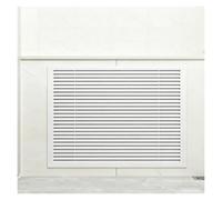 Copricalorifero a Griglia Copertura Radiatore Dimensioni Multiple Copri Calorifero Moderno Corridoi Soffitte(19.69 x 19.69in/500 x 500mm)