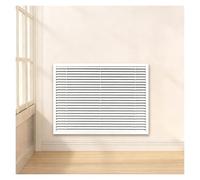 Copricalorifero Griglia Bianco Incasso Copritermosifone a Doghe Moderno Copertura del Radiatore Soggiorno Camera da Letto(19.69 x 19.69in/500 x 500mm)