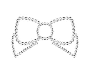 Copricapezzoli Decorativi Bijoux Indiscrets Mimi Bow - Argento