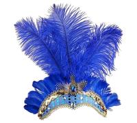 Copricapi per Donne per il Carnevale Fascinator Con Diadema Per Showgirl