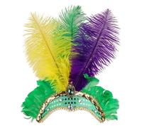 Copricapi per Donne per il Carnevale Fascinator Con Diadema Per Showgirl | Accessorio per Cosplay per Festival Matrimonio Feste Ricevimento Cocktail